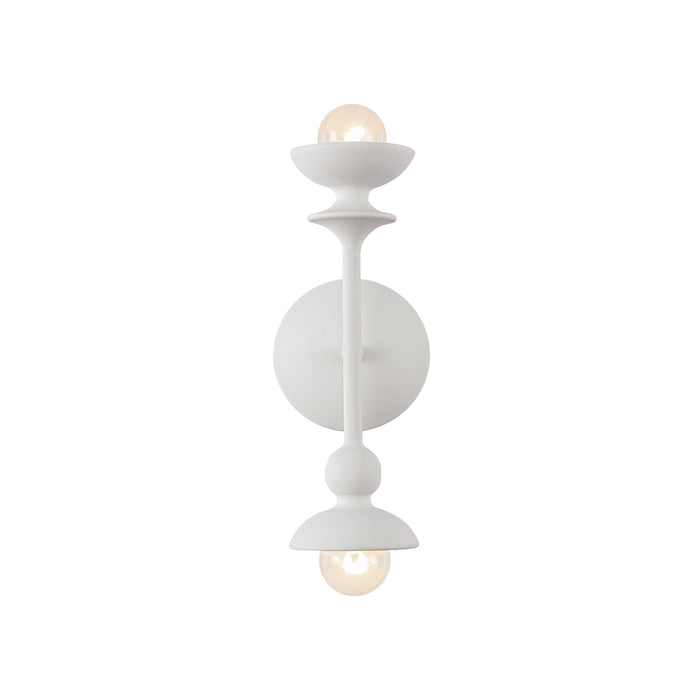 Cadence Two Light Vanity Antique White-Bathroom Fixtures-Alora-Lighting Design Store