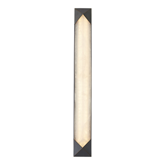 Caesar LED Vanity Urban Bronze/Alabaster-Bathroom Fixtures-Alora-Lighting Design Store
