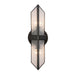 Cairo Two Light Vanity Ribbed Glass/Urban Bronze-Bathroom Fixtures-Alora-Lighting Design Store