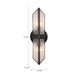 Cairo Two Light Vanity Ribbed Glass/Vintage Brass-Bathroom Fixtures-Alora-Lighting Design Store