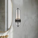 Cairo One Light Wall Sconce Ribbed Glass/Urban Bronze-Sconces-Alora-Lighting Design Store