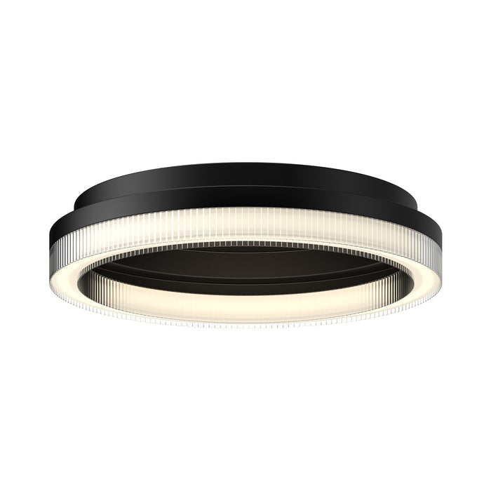 Calix LED Flush Mount Black-Flush Mounts-Kuzco Lighting-Lighting Design Store