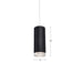Cameo LED Pendant Brushed Nickel-Mini Pendants-Kuzco Lighting-Lighting Design Store