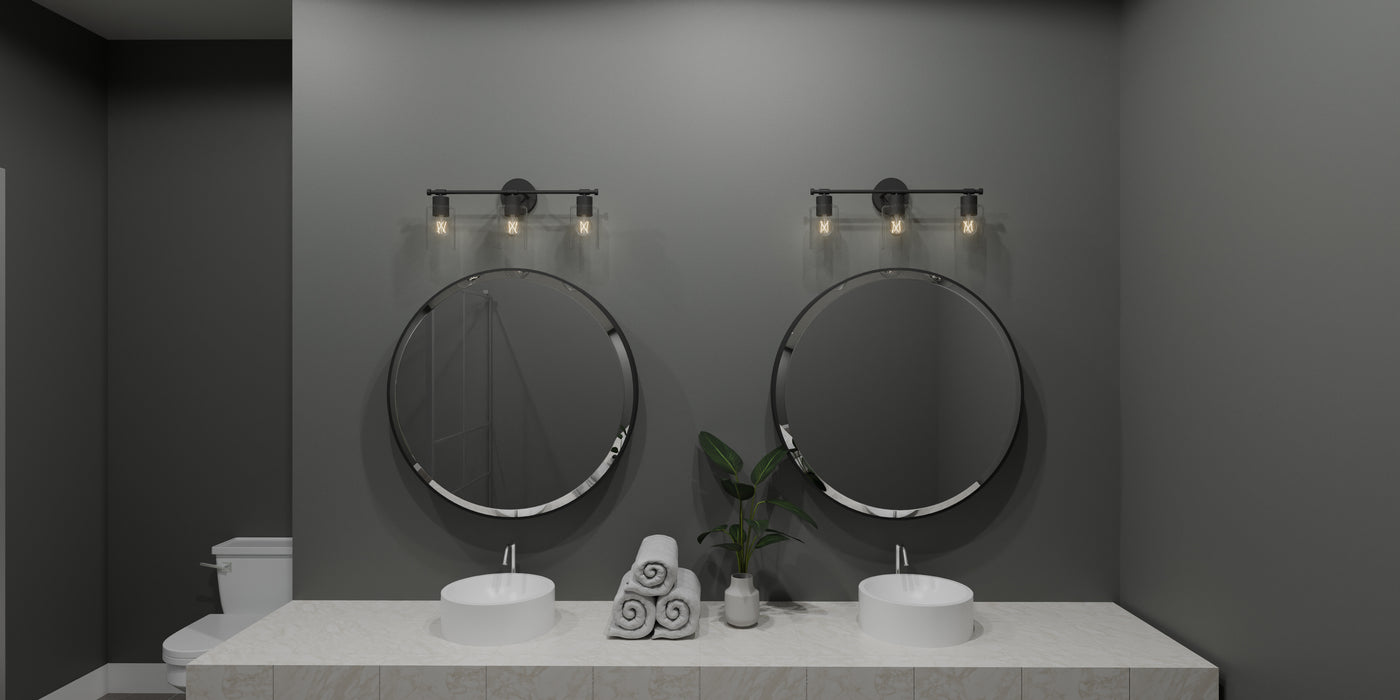 Caputo Three Light Bath-Bathroom Fixtures-Quoizel-Lighting Design Store