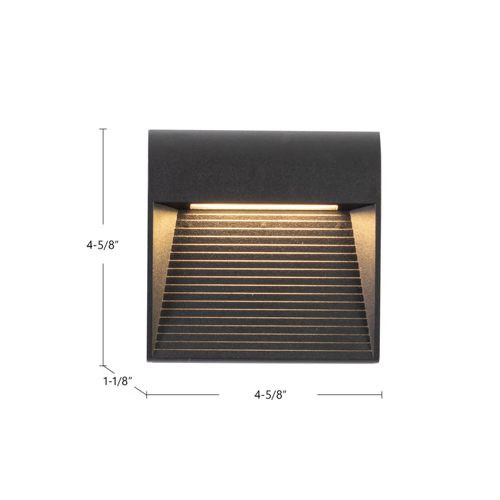 Casa LED Exterior Wall Sconce Grey-Landscape Ltg.-Kuzco Lighting-Lighting Design Store