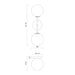 Cassia Two Light Vanity Aged Gold/Opal Matte Glass-Bathroom Fixtures-Alora-Lighting Design Store