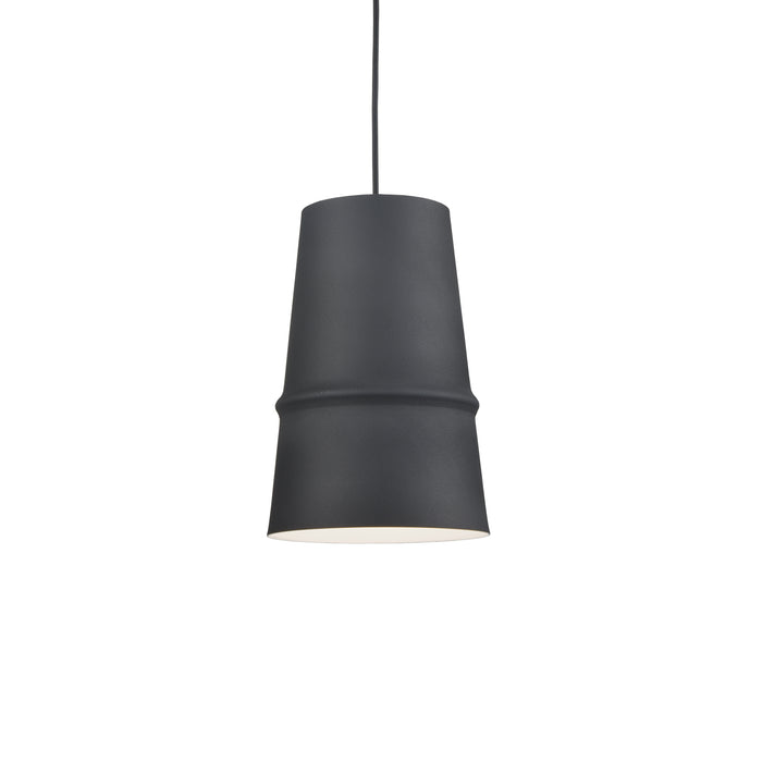 Castor One Light Pendant Black-Mini Pendants-Kuzco Lighting-Lighting Design Store