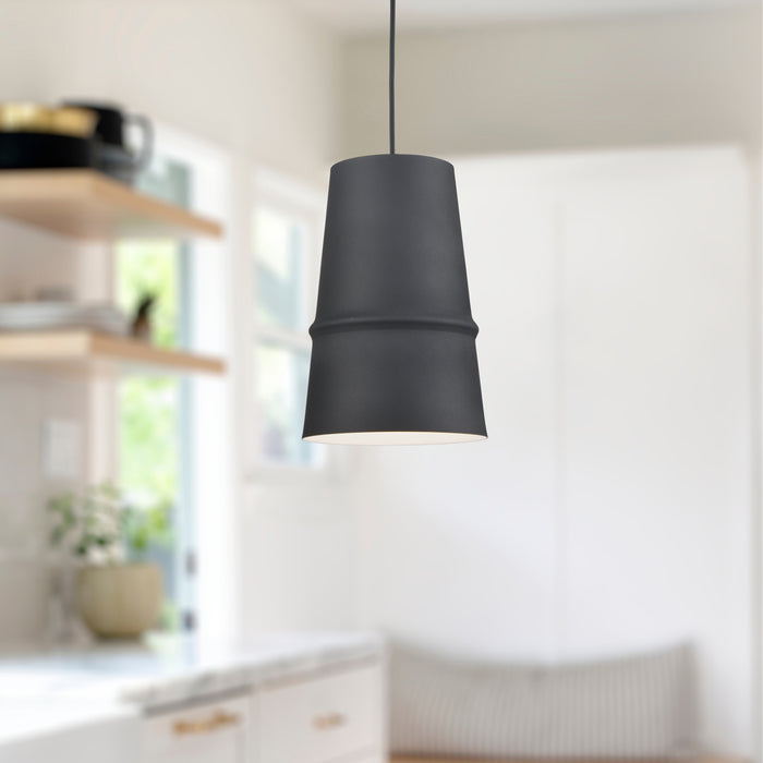 Castor One Light Pendant Black-Mini Pendants-Kuzco Lighting-Lighting Design Store
