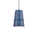 Castor One Light Pendant Indigo Blue-Mini Pendants-Kuzco Lighting-Lighting Design Store