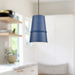Castor One Light Pendant Indigo Blue-Mini Pendants-Kuzco Lighting-Lighting Design Store