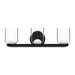 Cedar LED Vanity Black/Clear-Bathroom Fixtures-Kuzco Lighting-Lighting Design Store