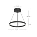 Cerchio LED Pendant Black-Pendants-Kuzco Lighting-Lighting Design Store