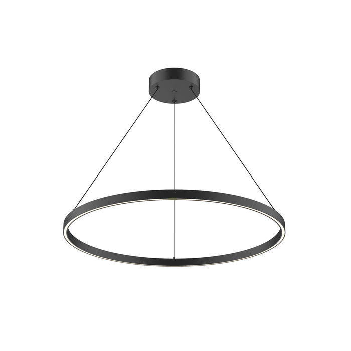 Cerchio LED Pendant Black-Pendants-Kuzco Lighting-Lighting Design Store