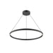 Cerchio LED Pendant Black-Pendants-Kuzco Lighting-Lighting Design Store