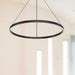 Cerchio LED Pendant Black-Pendants-Kuzco Lighting-Lighting Design Store