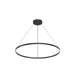 Cerchio LED Pendant Black-Pendants-Kuzco Lighting-Lighting Design Store
