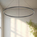 Cerchio LED Pendant Black-Pendants-Kuzco Lighting-Lighting Design Store