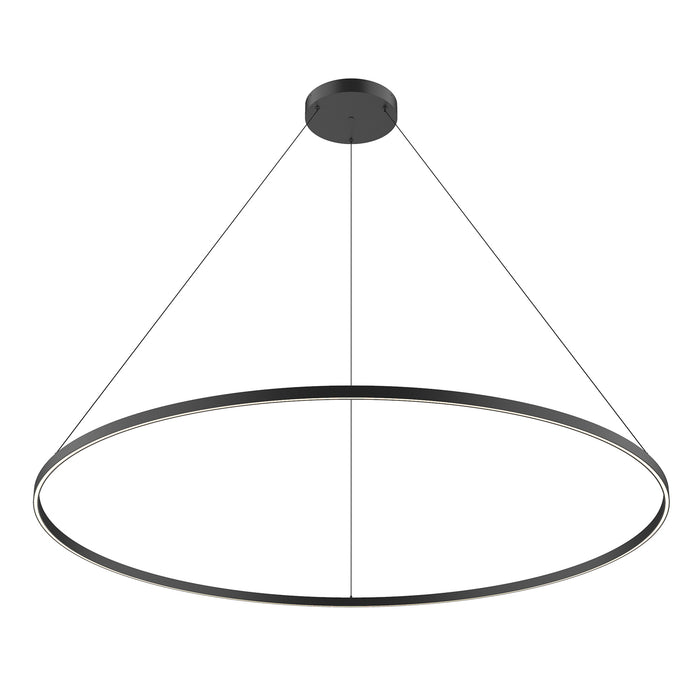 Cerchio LED Pendant Black-Pendants-Kuzco Lighting-Lighting Design Store
