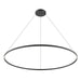Cerchio LED Pendant Black-Pendants-Kuzco Lighting-Lighting Design Store