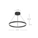 Cerchio LED Pendant Black-Pendants-Kuzco Lighting-Lighting Design Store
