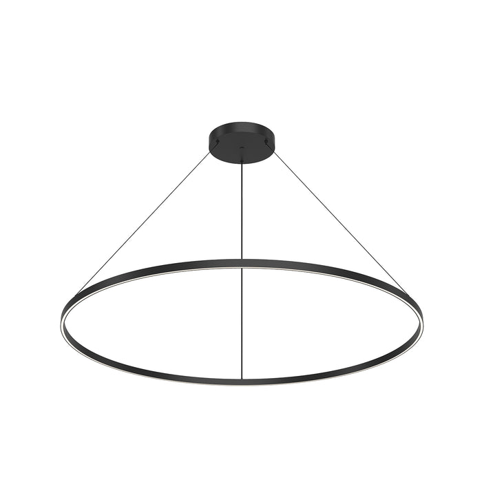 Cerchio LED Pendant Black-Pendants-Kuzco Lighting-Lighting Design Store