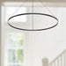 Cerchio LED Pendant Black-Pendants-Kuzco Lighting-Lighting Design Store