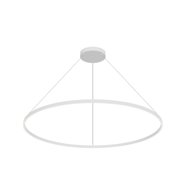 Cerchio LED Pendant White-Large Chandeliers-Kuzco Lighting-Lighting Design Store