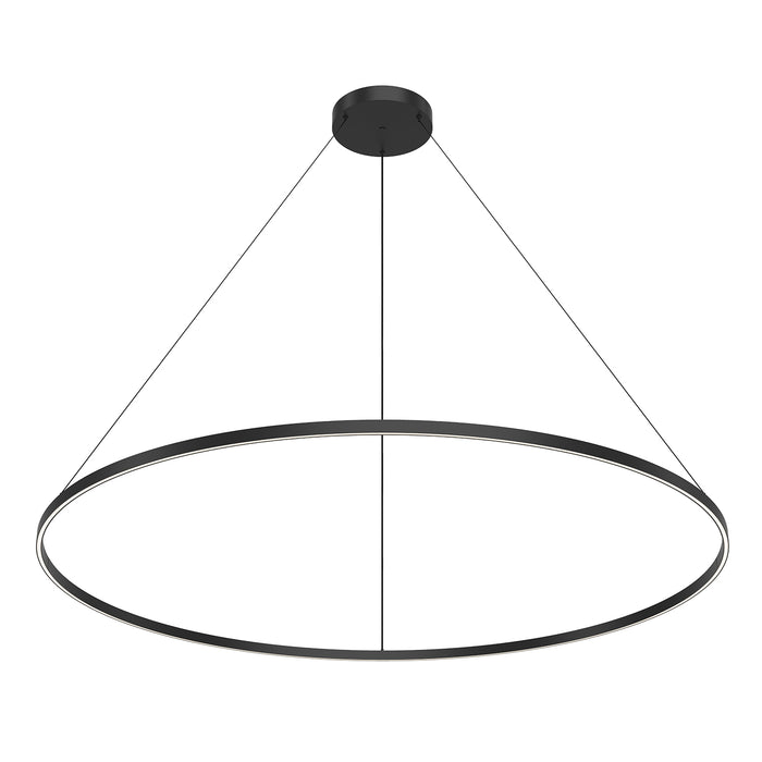Cerchio LED Pendant Black-Pendants-Kuzco Lighting-Lighting Design Store