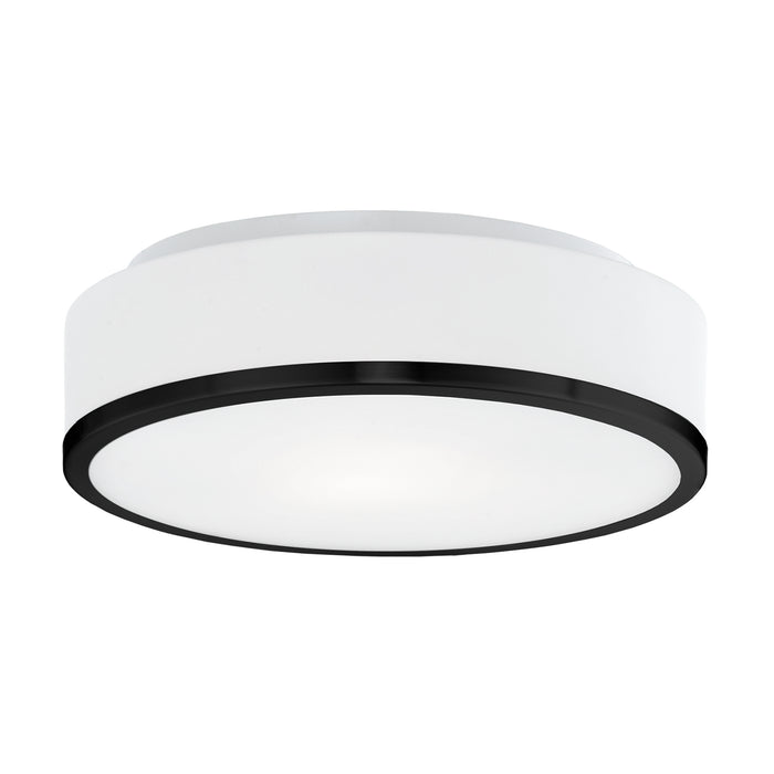 Charlie Two Light Flush Mount Black-Flush Mounts-Kuzco Lighting-Lighting Design Store