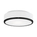 Charlie LED Flush Mount Black-Flush Mounts-Kuzco Lighting-Lighting Design Store