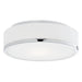 Charlie LED Flush Mount Chrome-Flush Mounts-Kuzco Lighting-Lighting Design Store