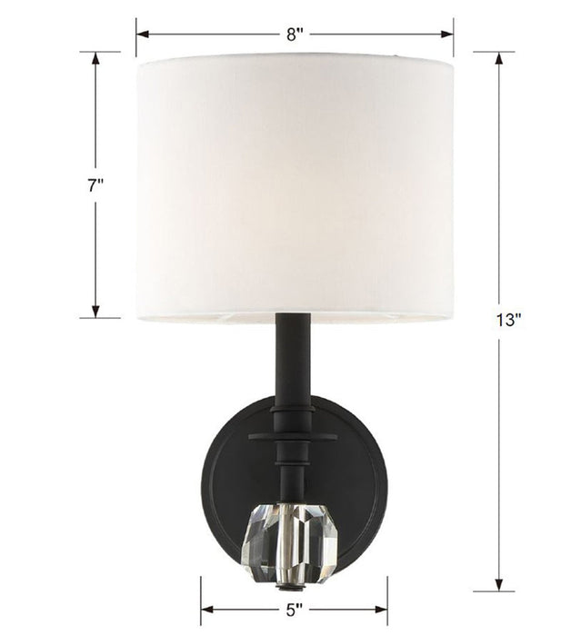 Chimes Wall Mount-Sconces-Crystorama-Lighting Design Store