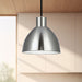 Chroma LED Pendant Brushed Nickel-Mini Pendants-Kuzco Lighting-Lighting Design Store