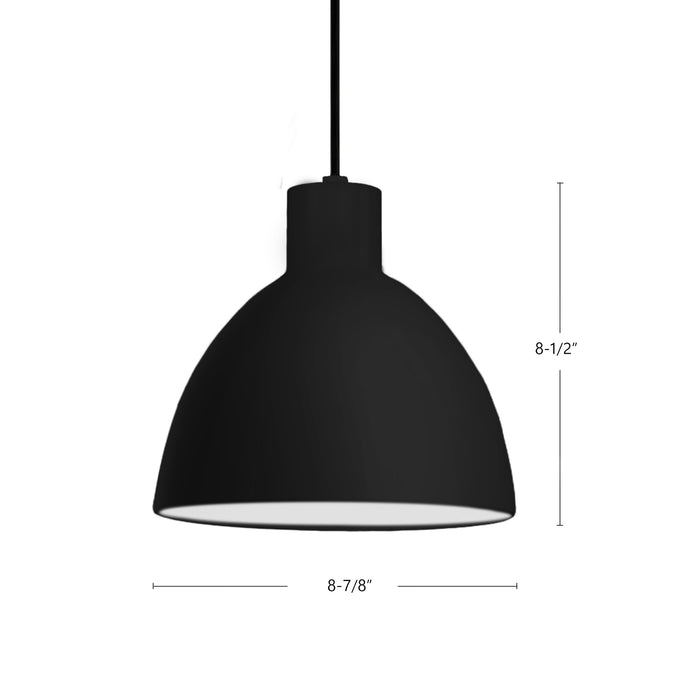 Chroma LED Pendant Brushed Nickel-Mini Pendants-Kuzco Lighting-Lighting Design Store