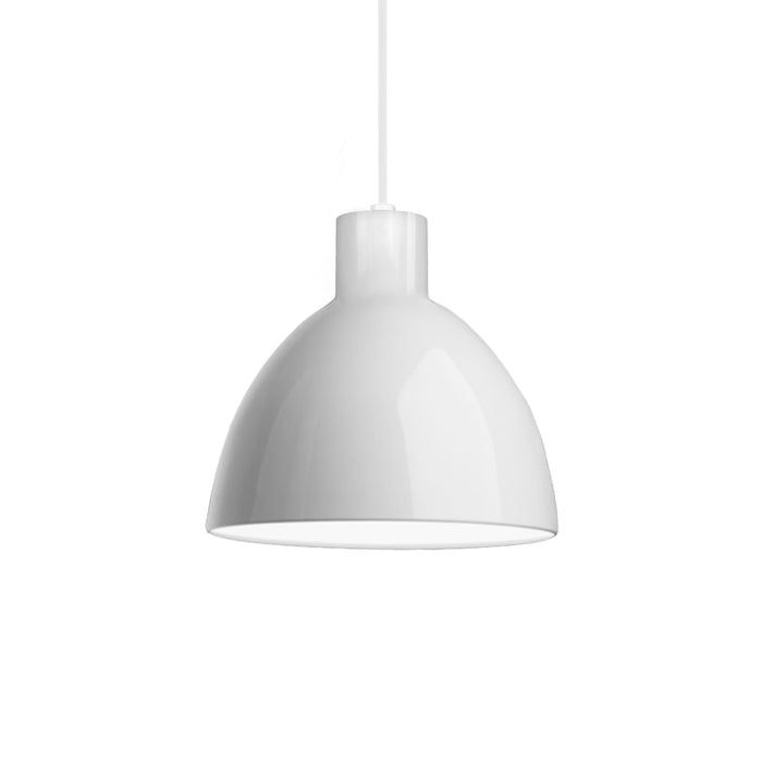 Chroma LED Pendant Glossy White-Mini Pendants-Kuzco Lighting-Lighting Design Store