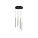 Chute LED Pendant Black-Mini Chandeliers-Kuzco Lighting-Lighting Design Store