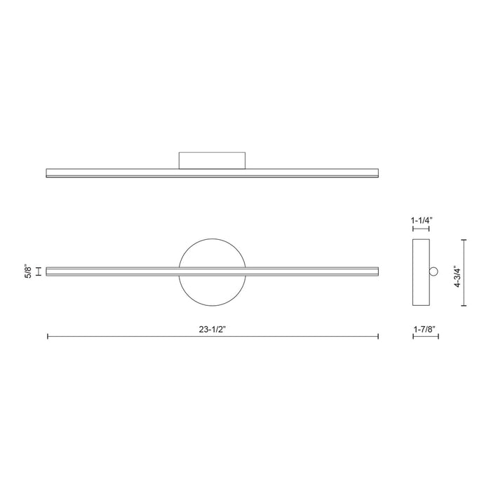 Chute LED Wall Sconce White-Sconces-Kuzco Lighting-Lighting Design Store