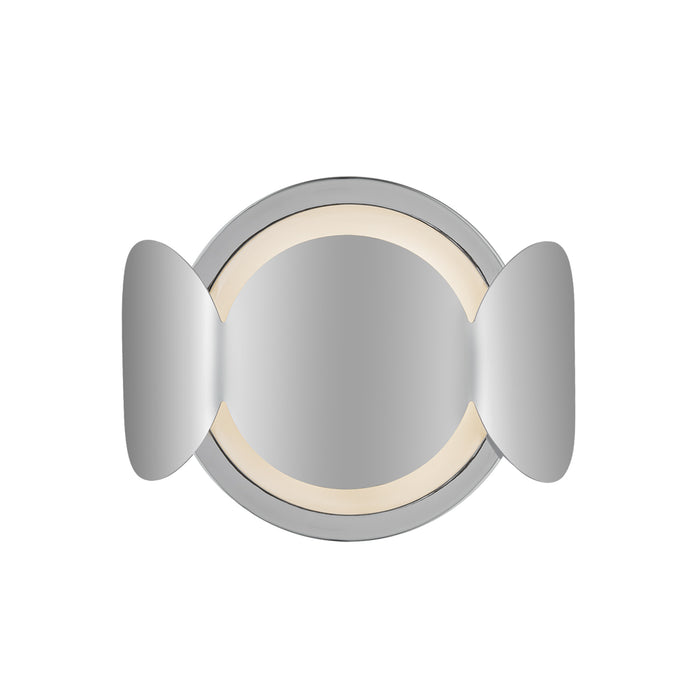 Ciel One Light Wall Sconce Chrome/Opal Glass-Sconces-Kuzco Lighting-Lighting Design Store