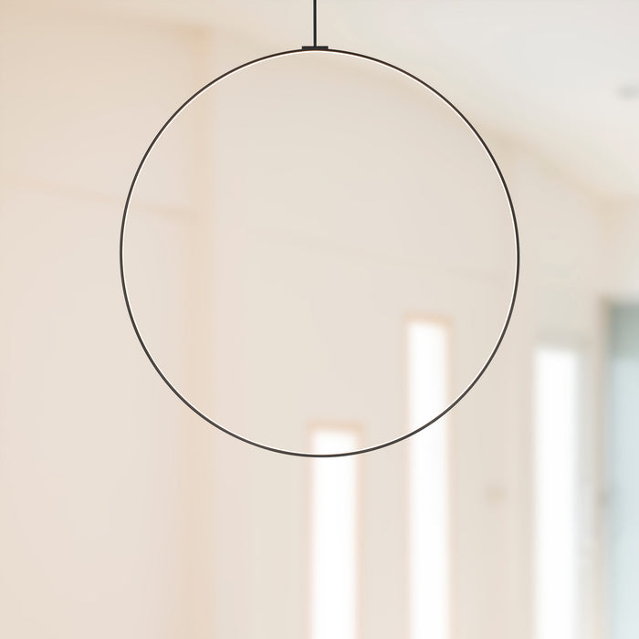 Cirque LED Pendant Black-Pendants-Kuzco Lighting-Lighting Design Store