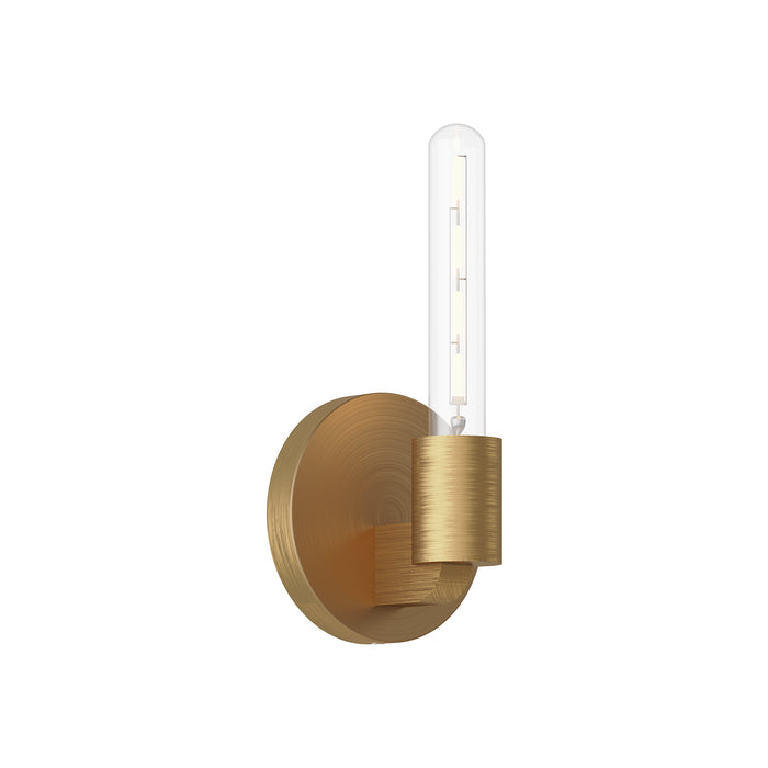 Claire One Light Wall Sconce Aged Gold-Sconces-Alora-Lighting Design Store