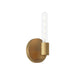 Claire One Light Wall Sconce Aged Gold-Sconces-Alora-Lighting Design Store