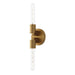 Claire Two Light Wall Sconce Aged Gold-Sconces-Alora-Lighting Design Store