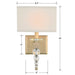 Clover Wall Mount-Sconces-Crystorama-Lighting Design Store