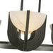 Colette LED Chandelier Urban Bronze/Alabaster-Mid. Chandeliers-Alora-Lighting Design Store