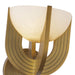 Colette LED Wall Vanity Vintage Brass/Alabaster-Sconces-Alora-Lighting Design Store