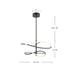 Collide LED Pendant Black-Pendants-Kuzco Lighting-Lighting Design Store