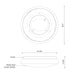 Collins LED Flush Mount White-Flush Mounts-Kuzco Lighting-Lighting Design Store