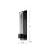 Copenhagen LED Wall Sconce Black-Sconces-Kuzco Lighting-Lighting Design Store