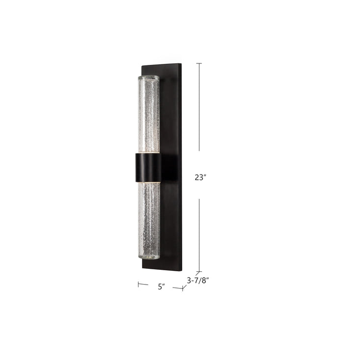 Copenhagen LED Wall Sconce Black-Sconces-Kuzco Lighting-Lighting Design Store