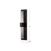 Copenhagen LED Wall Sconce Black-Sconces-Kuzco Lighting-Lighting Design Store